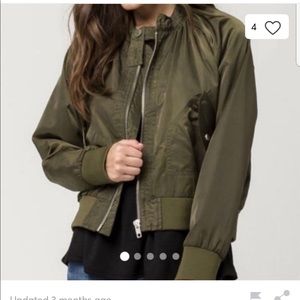 FREE PEOPLE MOSS MIDNIGHT BOMBER JACKET SIZE XS